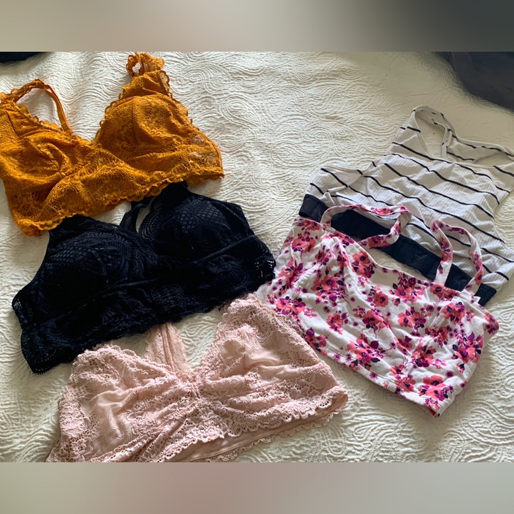 Bundle of bralettes